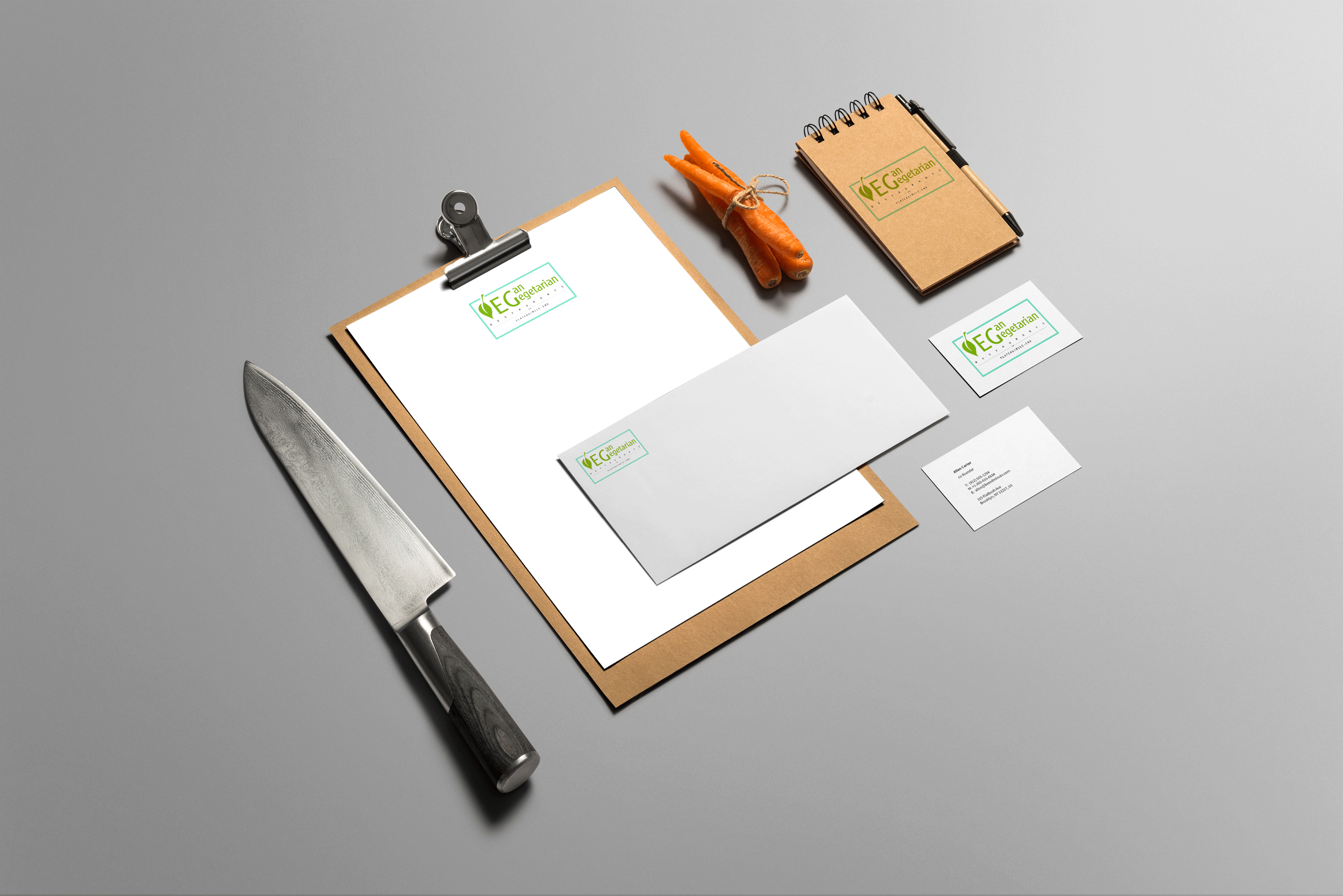 stationery with knife