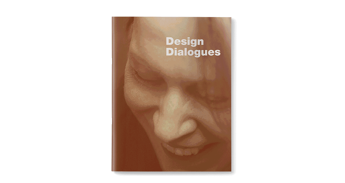 Gif of Design Dialogues Magazine layout by Meghan Dove
