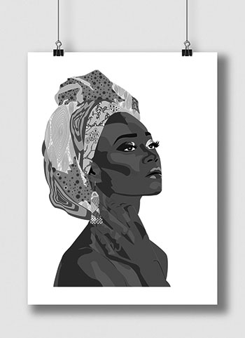 African Woman Illustration