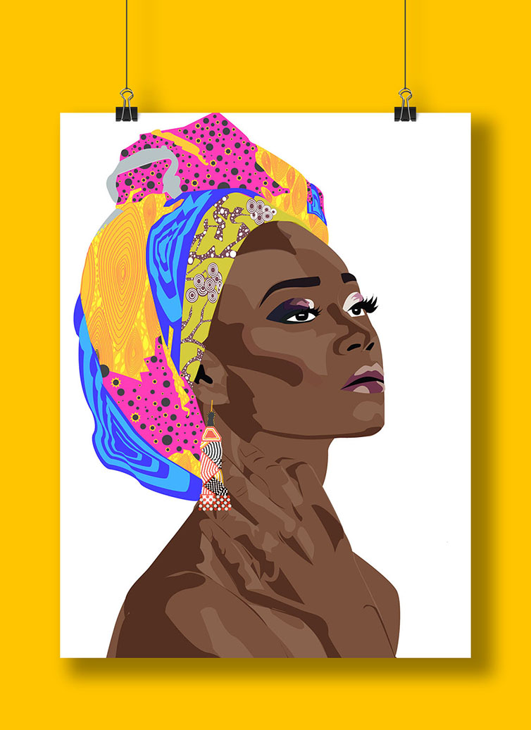 African Woman Ilustration