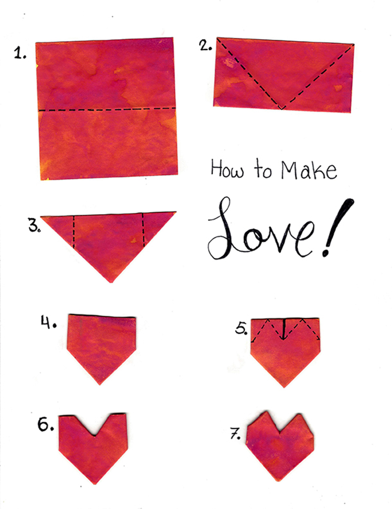 How to make love Origami
