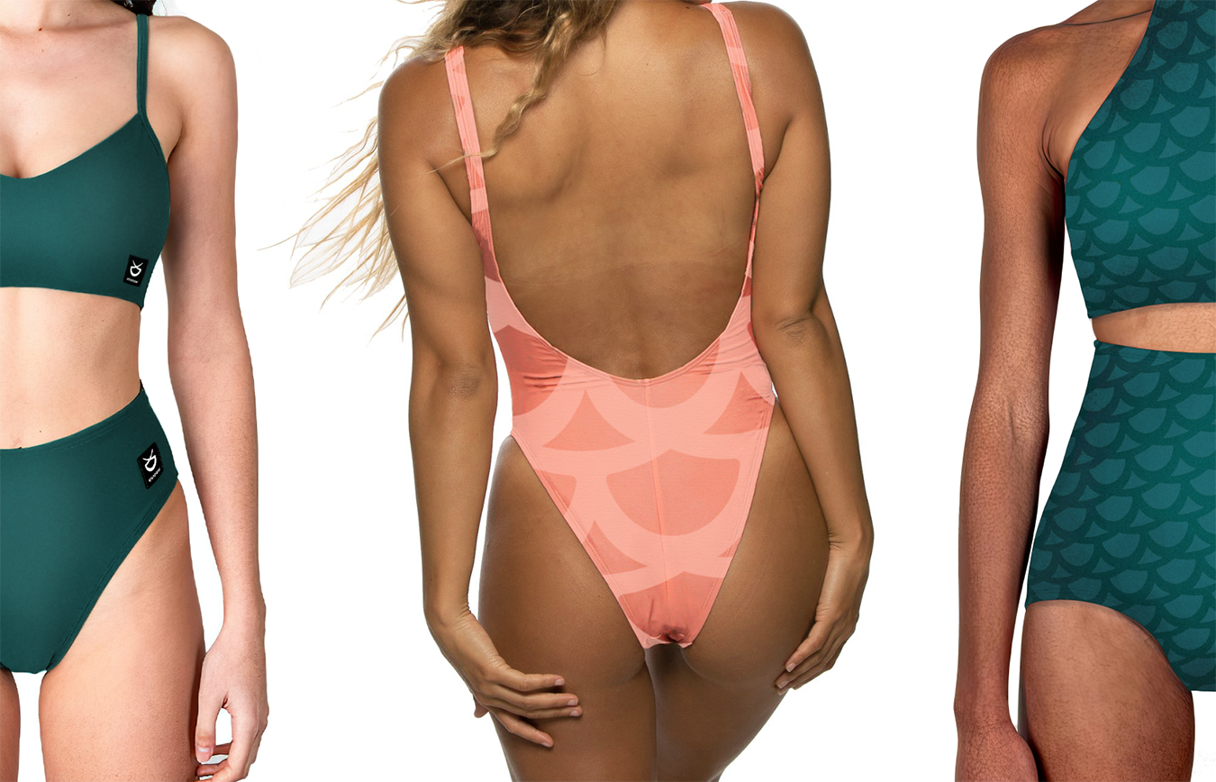 Turquoise and Pink Bathing suits - Minnow Bathers