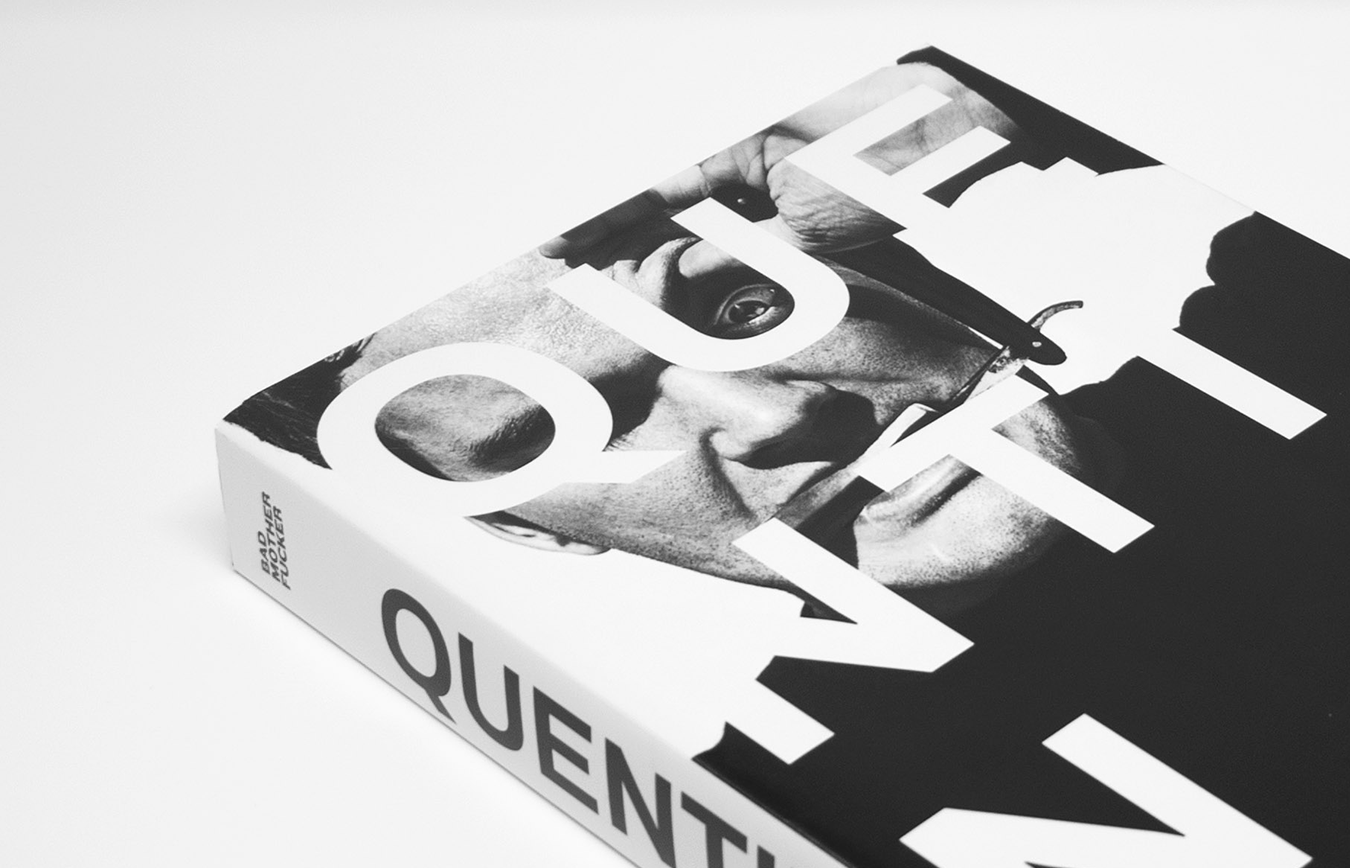 Editorial book design on Quentin Tarantino's life and films