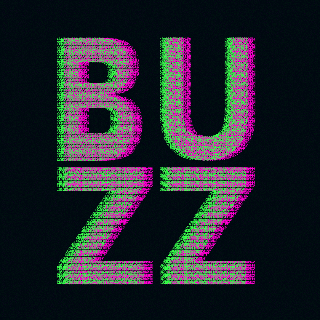 Animation of the Buzz logo for the exhibition.